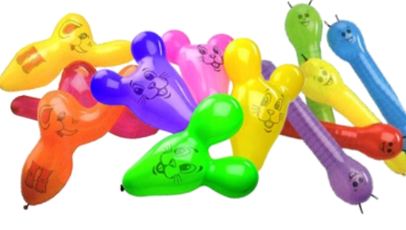 Шары в форме животных