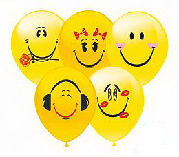 Воздушные шары "Смайлики"