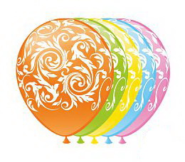Воздушные шары "Узоры"