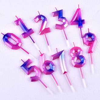 Свечи цифры "Crystal" Instagram