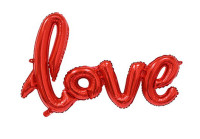 Фольговані кулі букви "Love" Прописна Маленька. Колір: Червоний. Довжина 50см