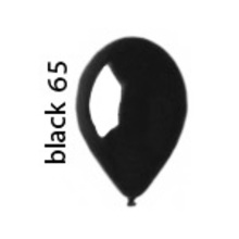 Повітряні кулі АМ50 (65) Колір: Чорний металік. Розмір: "5" (13см). В упак: 100шт.