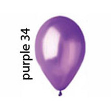 Повітряні кулі АМ50 (34) Колір: Фіолетовий металік. Розмір: "5" (13см). В упак: 100шт.