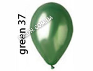 Повітряні кулі АМ50 (37) Колір: Зелений металік. Розмір: "5" (13см). В упак: 100шт.
