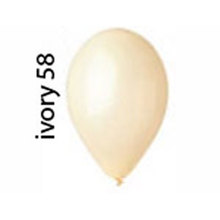 Повітряні кулі АМ50 (58) колір: Іворі металік. Розмір: "5" (13см). В упак: 100шт.