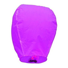 Небесный фонарик "Купол". Размер:90см. Цвет: Фиолетовый.