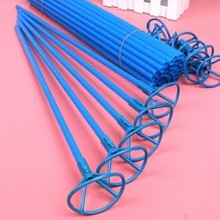 Палочки большие с насадками для шариков. Цвет: Синий. Размер: 50см. В упак: 50 шт.