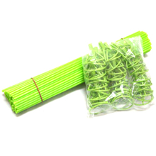 Палочки большие с насадками для шариков. Цвет: Зелёный. Размер: 50см. В упак: 50 шт.