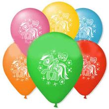 Повітряні кулі "Pony" 10"(25см) Пастель асорті 1 сторона в упак:100 шт.