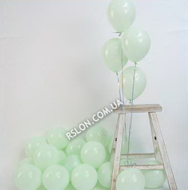 Воздушные латексные шары "Macaron"5"(12,5см) Зелёный Макарун, В упак:200 шт. Пр-во: Китай