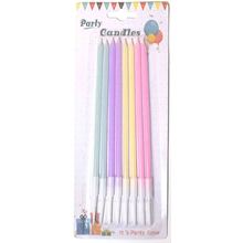 Свічки для торта "Макаруни". Розмір: 16см. В упак: 8шт.