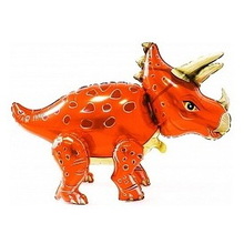 Куля-ходячка "Трицератопс Помаранчевий" Розмір: 91см * 54см.