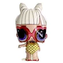 Фольгированный фигурный шар "Кукла L.O.L в купальнике " Размер:83см*54см.