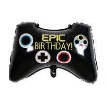Фольгированный фигурный шар "Джойстик Epic Birthday"  Размeр:68см*48cm.