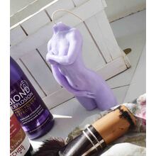 Свічка жіноча фігура "Афродіта".Колір: Бузковий Висота: 13.5 см. Матеріал: парафін