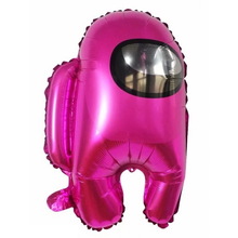 Фольгированный фигурный шар "Among Us"Фиолетовый. Размер:46х60см Пр-во Китай.