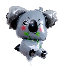 Фольговані фігурні кулі "Коала".  Розмір: 93см*83см.