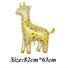 Фольгована фігурна куля "Жираф Білий".  Розмір: 63див*82см.