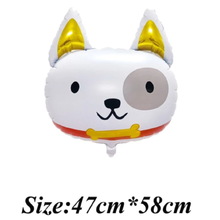 Фольгированный фигурный шар "Пёсик Голова".  Размер: 47см*58см.