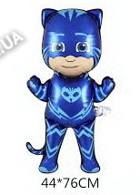 Фольгированный фигурный шар "Герои в масках синий".  Размер: 76см*44см.