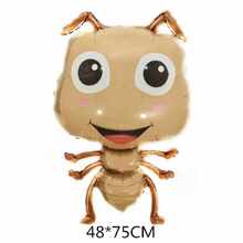 Фольгированный фигурный шар "Муравей".  Размер: 48см*75см.