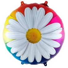 Шар фольгированный круглый "Ромашка". Размер: 18"(45см).