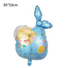 Фольгированный фигурный шар "Мальчик в пелёнке".  Размер: 85см*53см.