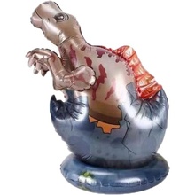 Фольгированный шар-ходячка "Спинозавр в скорлупе" Размер: 40см * 50см.