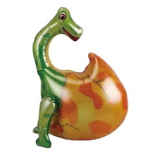 Фольгированный шар-ходячка "Платеозавр в скорлупе" Размер: 42см * 43см.
