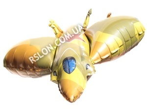 Фольгований фігурний куля "винищувач".  Розмір: 99см * 96см.Пр-під: FlexMetal (Іспанія)