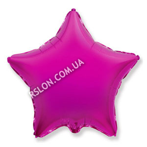 Фольгированный шар Звезда. Цвет: Пурпурная. Размер:18″(45см). Пр-во: FlexMeta