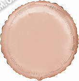 Фольгований куля коло. Колір: Рожеве Золото. Розмір: 18" (45см). Пр-під: FlexMetal (Іспанія)