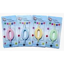 Свечи цифры "Макарун" 0