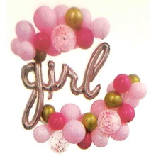 Набор тематических шаров "Girl".