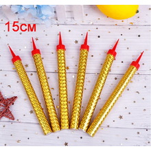 Фейерверк для торта (Холодный фонтан). Размер: 15см. В упак: 6 шт.