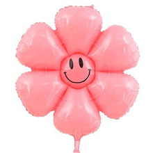 Фольгированный шар "Ромашка Розовая" Размер: 41"(102см)