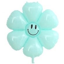 Фольговані кулі "Ромашка Бірюзова" Розмір: 41"(102см)