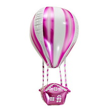 Фольгированный шар "Воздушный Шар 4D Фиолетовый" Размер: 75см*33см.