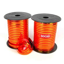 Лента для шариков. Цвет: Красный Люрекс. Длина: 50м. Пр-во: Боско (Украина)