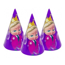 Колпачки праздничные "Lady Boss". Размер: 16см. В упак:10шт