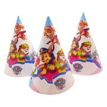 Колпачки праздничные "Тачки". Размер: 16см. В упак:10шт