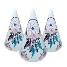 Колпачки праздничные "Ловец снов". Размер: 16см. В упак:10шт