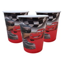 Стаканы праздничные детские "Тачки". Объём: 230мл. В упак: 10шт.