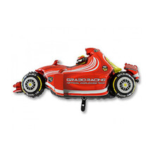 Фольгированный шар "Болид Формула 1" Красная. Размер: 52см*110см.