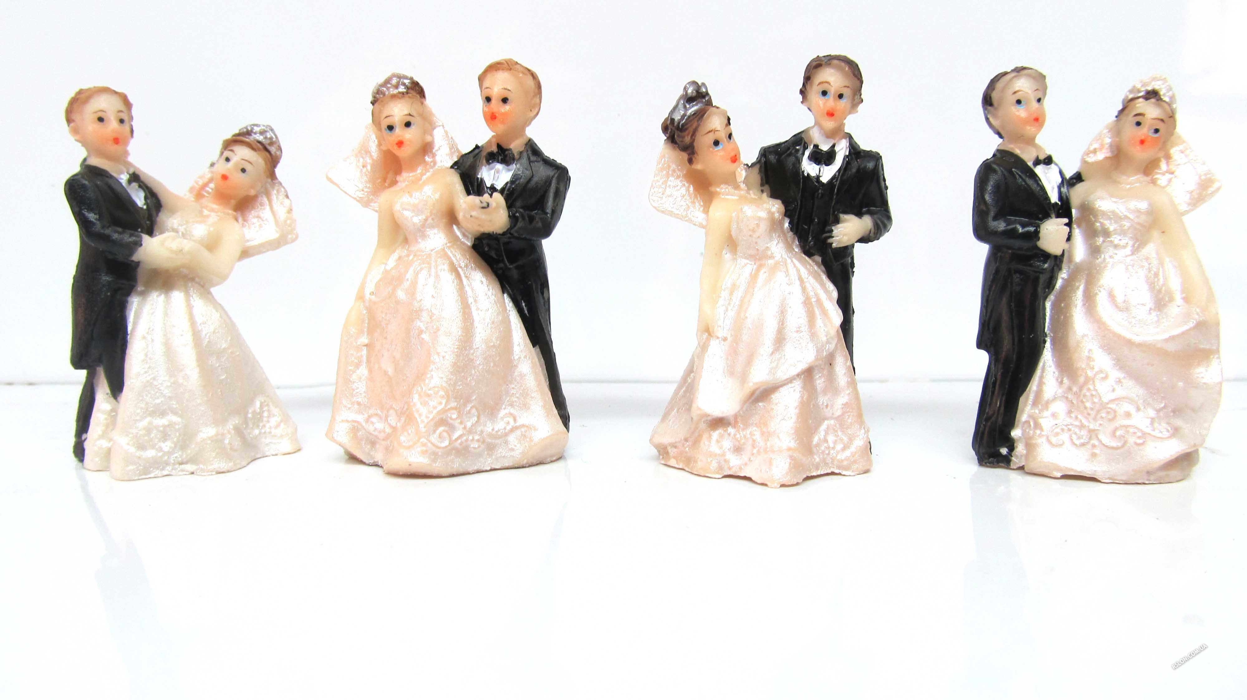 весільні фігурки. Висота: 5см. в упак: 12шт.