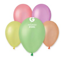 Латексные шары АF80 81 "8"(21см) Ассорти пастель. В упак:100 шт.