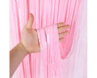 Шторка фольгирована для фотозон. Колiр: Baby Pink. Розмір: 2м*1м.